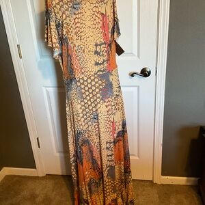 Chic Multicolor Maxi Dress